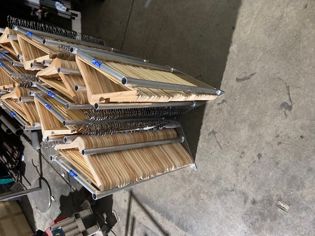 Rekjes voor klerenhangers